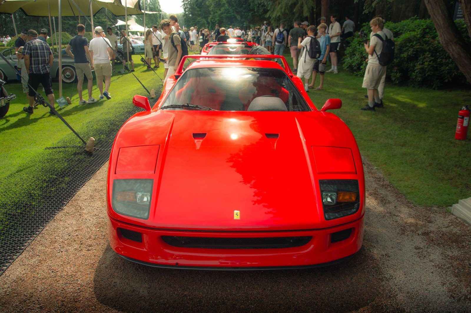 Ferrari F40 på ett event